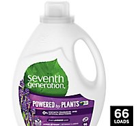 Seventh Generation Laundry Detergent Liquid Fresh Lavander Scent - 100 Fl. Oz.
