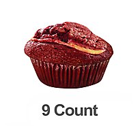 Bakery Muffins Red Velvet 9 Count - Each