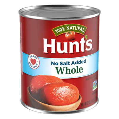 Hunt's No Salt Added Whole Peeled Plum Tomatoes - 28 Oz - Image 2