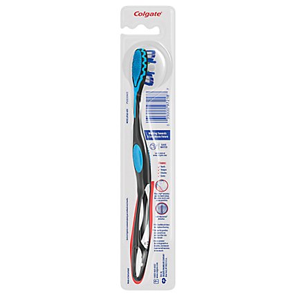Colgate 360° Advanced Floss Tip Bristles Manual Toothbrush Soft - Each - Image 4