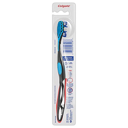 Colgate 360° Advanced Floss Tip Bristles Manual Toothbrush Soft - Each - Image 2