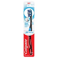 Colgate 360° Advanced Floss Tip Bristles Manual Toothbrush Soft - Each - Image 1