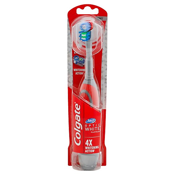 Colgate 360 Optic White Toothbrush Powered Soft - 1 Count