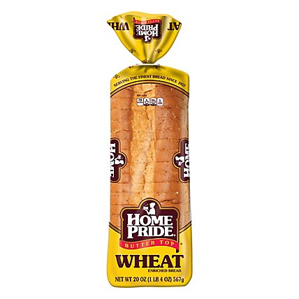 Home Pride Wheat Bread - 20 Oz - Image 3