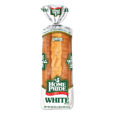 Home Pride Butter Top Enriched Sliced Sandwich White Bread Loaf - 20 Oz - Image 3