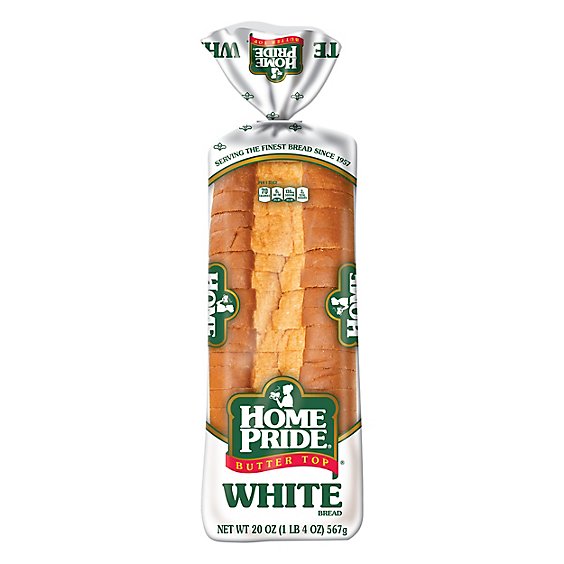 Home Pride White Bread - 20 Oz