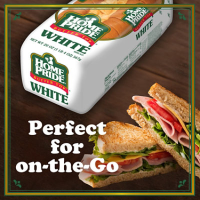 Home Pride Butter Top Enriched Sliced Sandwich White Bread Loaf - 20 Oz - Image 6