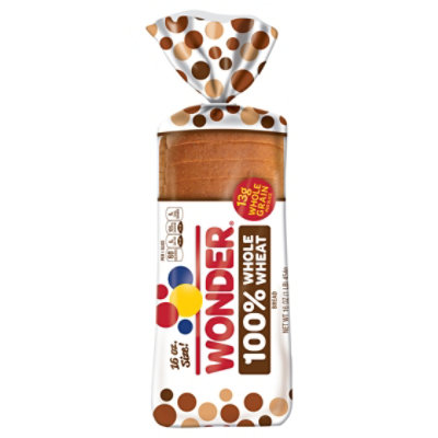Wonder Bread 100% Whole Wheat - 16 Oz