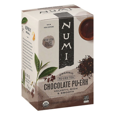 Numi Organic Pu Erh Tea Chocolate 16 Count 1 24 Oz Safeway