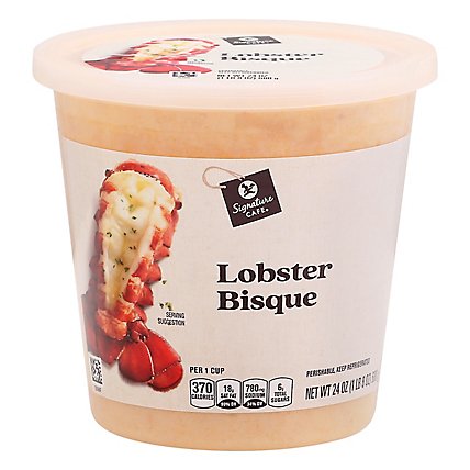Signature Cafe Lobster Bisque Soup - 24 Oz. - Image 1