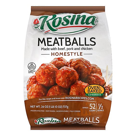 Rosina Meatballs Home Style - 26 Oz