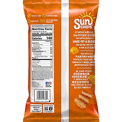 SunChips Snacks Whole Grain Harvest Cheddar - 7 Oz - Image 5