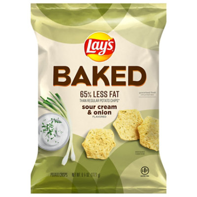 Lays Potato Crisps Oven Baked Sour Cream & Onion - 6.25 Oz - Image 3