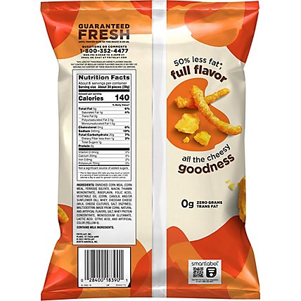 CHEETOS Snacks Cheese Flavored Crunchy Baked Less Fat - 7.62 Oz - Image 4