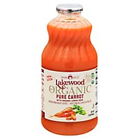 Lakewood Organic Fresh Pressed Juice Pure Carrot with Organic Lemon Juice - 32 Fl. Oz. - Image 3