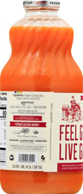 Lakewood Organic Fresh Pressed Juice Pure Carrot with Organic Lemon Juice - 32 Fl. Oz. - Image 6