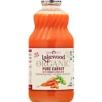 Lakewood Organic Fresh Pressed Juice Pure Carrot with Organic Lemon Juice - 32 Fl. Oz. - Image 2