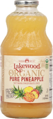 Lakewood Organic Fresh Pressed Juice Pure Pineapple - 32 Fl. Oz. - Safeway