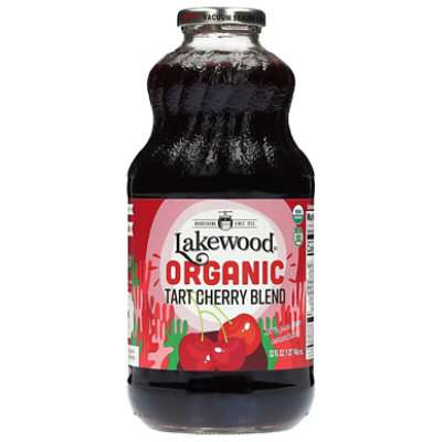 Lakewood Organic Juice Pure Fruit GMO Free No Sugar Tart Cherry - 32 Fl. Oz. - Image 2