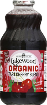 Lakewood Organic Juice Pure Fruit GMO Free No Sugar Tart Cherry - 32 Fl. Oz. - Image 2