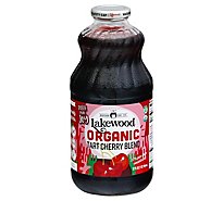 Lakewood Organic Juice Pure Fruit GMO Free No Sugar Tart Cherry - 32 Fl. Oz.