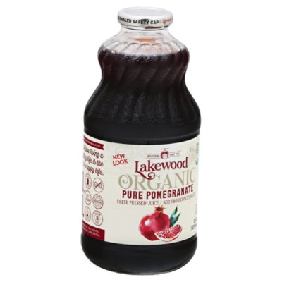 Lakewood Organic Fresh Pressed Juice Pure Pomegranate - 32 Fl. Oz. - Image 1