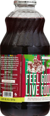 Lakewood Organic 100% Juice Blend Pomegranate With Blueberry - 32 Fl. Oz. - Image 3