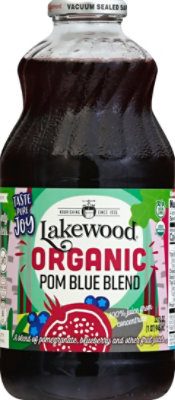 Lakewood Organic 100% Juice Blend Pomegranate With Blueberry - 32 Fl. Oz. - Image 2