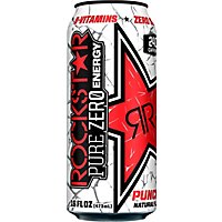 Rockstar Pure Zero Energy Drink Punched Zero Calorie - 16 Fl. Oz. - Image 2