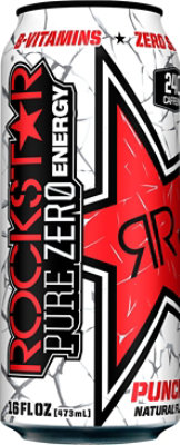 Rockstar Pure Zero Punched Energy Drink - 16 Fl. Oz. - Image 2