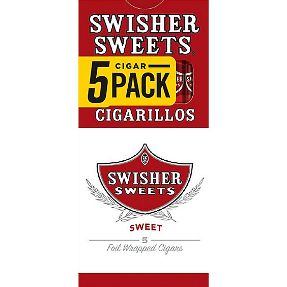 Swisher Sweets Cigarillos Sweet - 5 Count