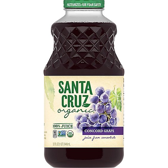 Santa Cruz Organic Concord Grape Juice - 32 Oz