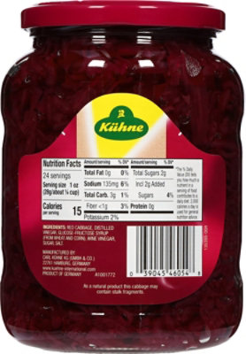 Kuhne Cabbage Red Pickled - 24 Oz - Image 6