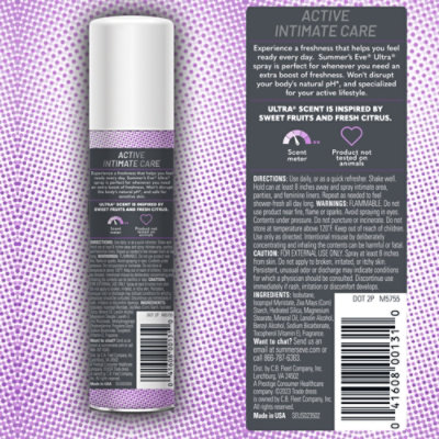 Summers Eve Ultra Deodorant Spray - 2 Oz - Image 3