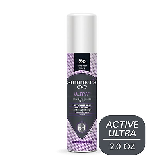 Summers Eve Ultra Deodorant Spray - 2 Oz