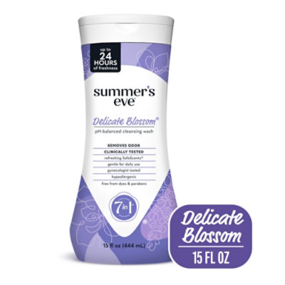 Summers Eve Delicate Blossom Cleansing Wash - 15 Oz