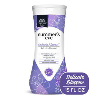 Summers Eve Delicate Blossom Cleansing Wash - 15 Oz