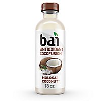 Bai Antioxidant Cocofusion Molokai Coconut Coconut Flavored Water Bottle - 18 Fl. Oz. - Image 1