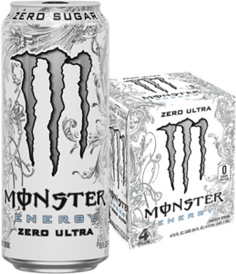 Monster Energy Zero Ultra - 4 - 16 Fl. Oz.
