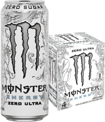 Monster Energy Zero Ultra - 4 - 16 Fl. Oz. - Image 1