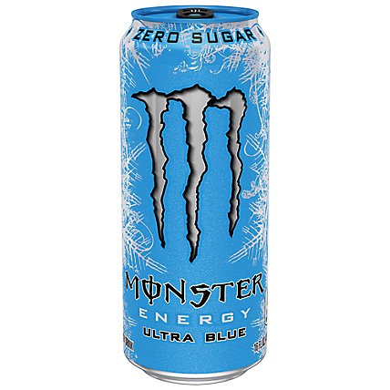 Monster Energy Ultra Blue Sugar Free Energy Drink - 16 Fl. Oz. - Image 1