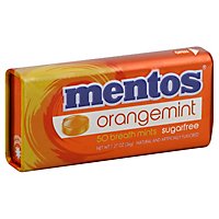 Mentos Breath Mints Sugar Free Orangemint - 1.27 Oz - Image 1