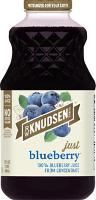 R.W. Knudsen Family Just Blueberry Juice - 32 Fl. Oz. - Image 2