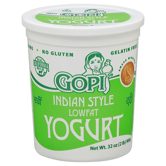 Gopi Yogurt Lowfat - 32 Oz