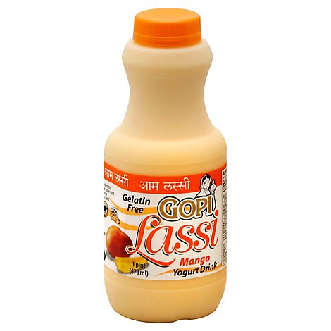Gopi Mango Flavor Lassi - 1 Pint