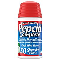 Pepcid Complete Chewable Tablets Mint - 50 Count - Image 1