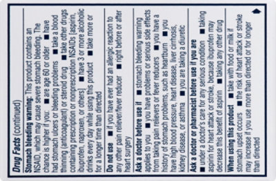 Advil Pain Reliever Fever Reducer Film Coated Tablet Ibuprofen Rapid Release Formula - 20 Count - Image 3