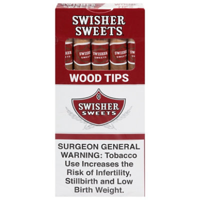 Swisher Sweets Wood Tips - 5 Count - Image 1