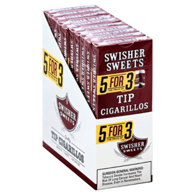 Swisher Sweets Cigarillos Tip - 5 Count