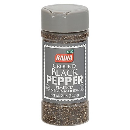 Badia Pepper Black Ground Bottle - 2 Oz - Image 3
